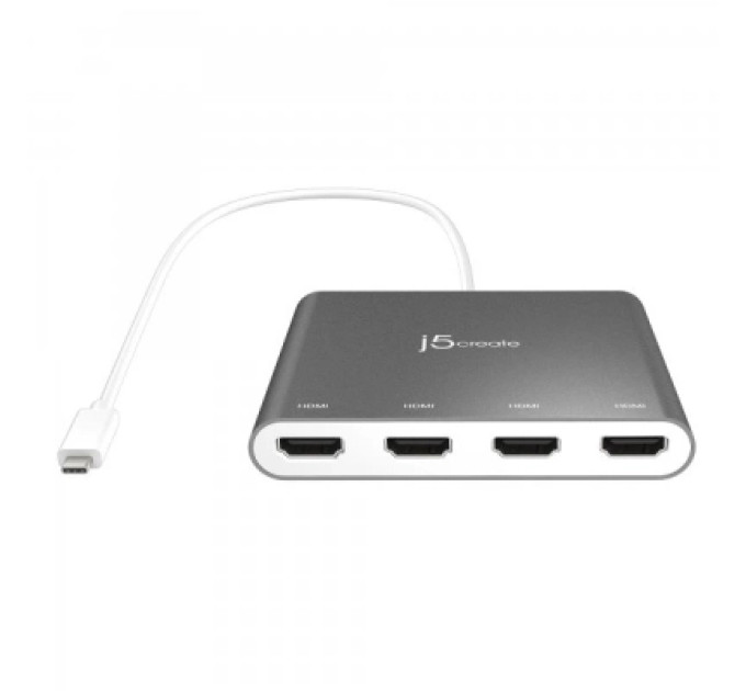 J5create Адаптер USB-C to 4xHDMI F quad display J5create (JCA366-N)