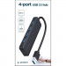 Gembird Концентратор Gembird 4 ports USB 3.1,USB-A, USB-C PD (UHB-U3P4P-02)