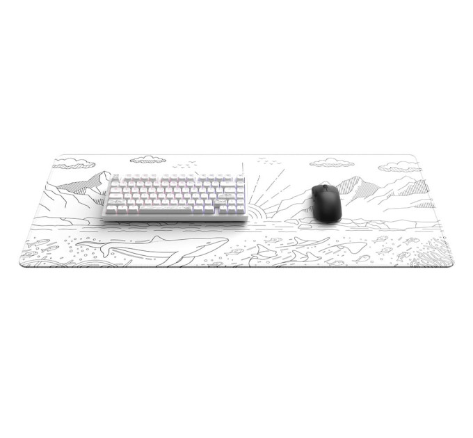 Dark Project Ігрова поверхня Dark Project DPMP_Nostra_White_XL