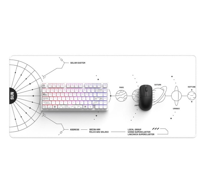 Dark Project Ігрова поверхня Dark Project DPMP_Nova_White_XL