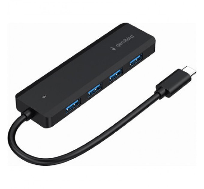 Концентратор Gembird 4 ports USB 3.1,USB-C, USB-C PD (UHB-CM-U3P4P-01)