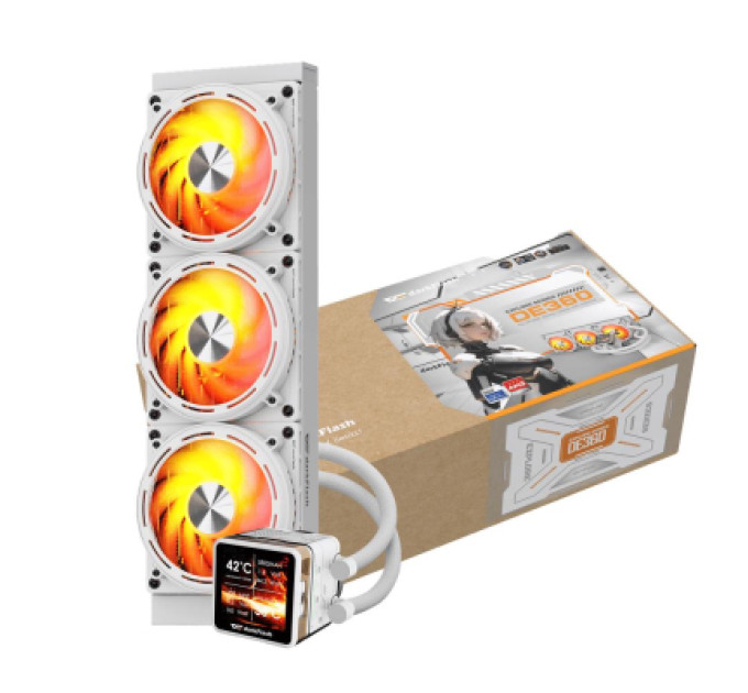 DARKFLASH Кулер до процесора DARKFLASH DE360 WHITE