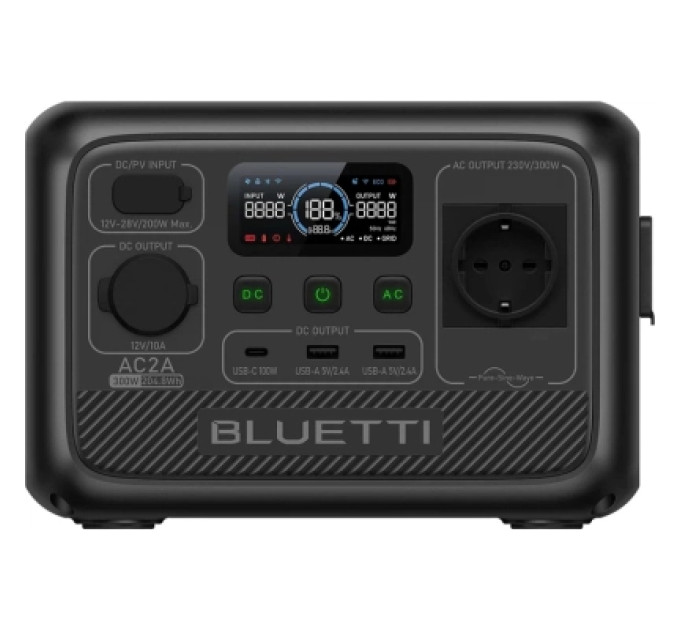 BLUETTI Зарядна станція BLUETTI AC2A 300W 204.8Wh (AC2A)
