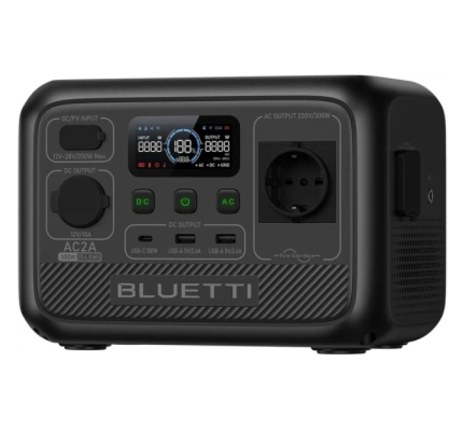 BLUETTI Зарядна станція BLUETTI AC2A 300W 204.8Wh (AC2A)