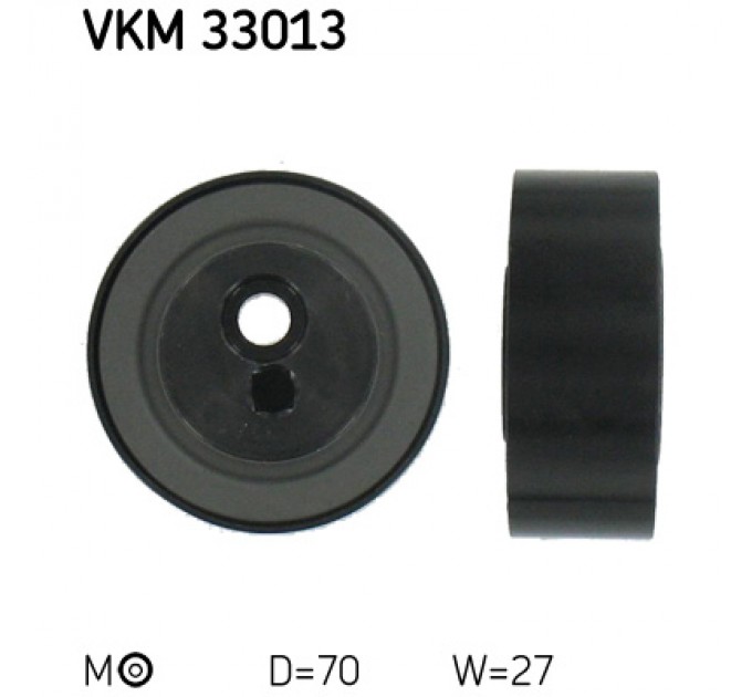 Ролик натягувача ременя SKF VKM 33013