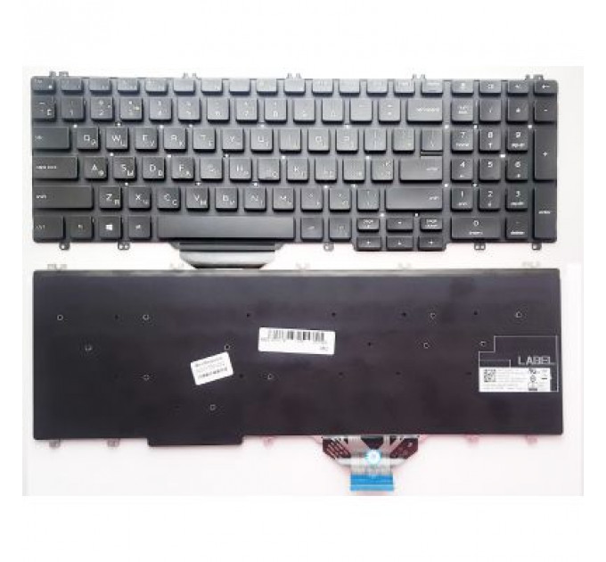 Клавіатура ноутбука Dell Latitude 5500/5501,Precision 3501/3540/3541 черн UA (A46188)