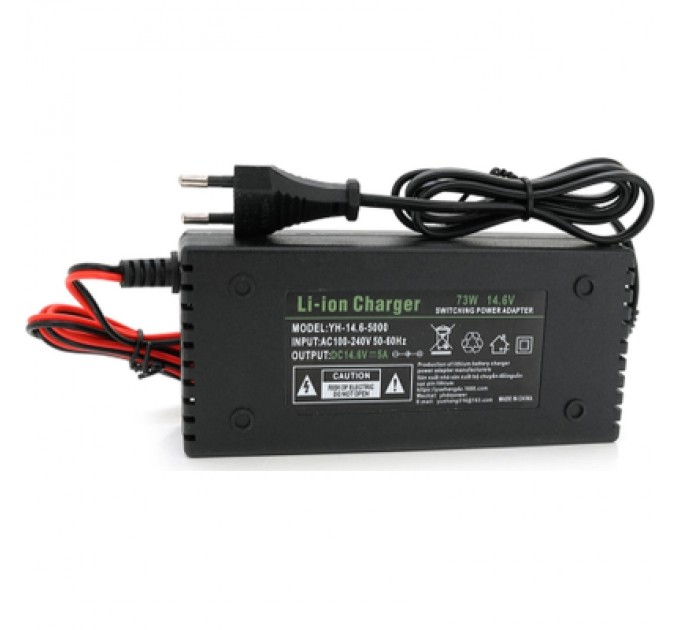 Мережевий зарядний пристрій для АКБ Voltronic LiFePO4 14.6V,4S,5A (YT-CKS-14650)
