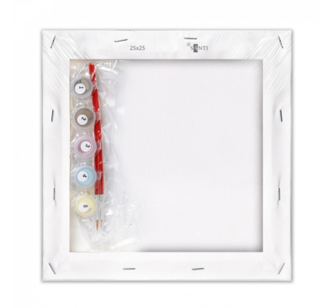 Картина по номерам Santi Майнкрафт Зомбі 25*25см полотно кольорове (955026)