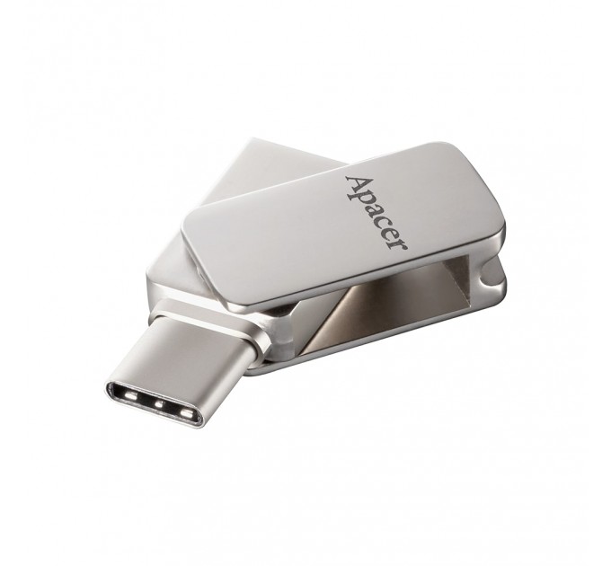 Флеш-накопичувач USB3.2 64GB Apacer AH181 Silver (AP64GAH181S-1)
