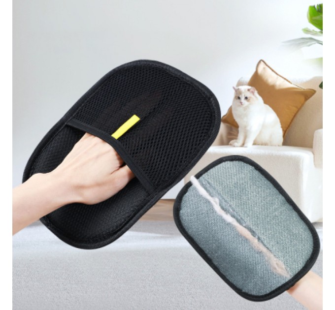 Гребінець для тварин Lapka електростатична рукавичка-щітка (LPK-26)