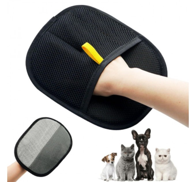 Гребінець для тварин Lapka електростатична рукавичка-щітка (LPK-26)