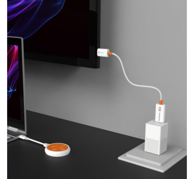 J5create Адаптер ScreenCast Full HD WI-FI 15m USB-C to HDMI Miracast/AirPlay/Chromecast J5create (JVAW62-N)