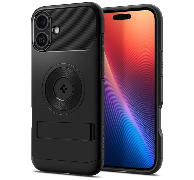 Spigen Чохол-накладка Spigen Slim Armor with MagFit для Apple iPhone 16 Plus Black (ACS08098)