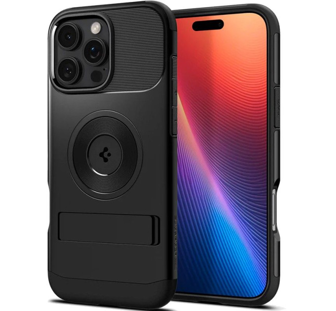 Spigen Чохол-накладка Spigen Slim Armor with MagFit для Apple iPhone 16 Pro Black (ACS08164)