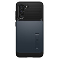 Spigen Чохол-накладка Spigen Slim Armor для Samsung Galaxy S21 FE SM-G990 Metal Slate (ACS03152)