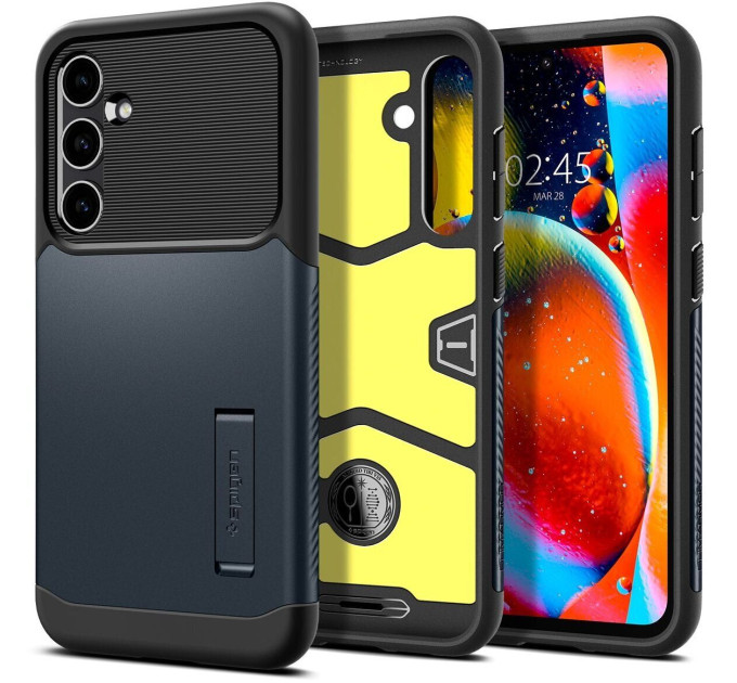 Spigen Чохол-накладка Spigen Slim Armor для Samsung Galaxy S23 FE SM-S711 Metal Slate (ACS06378)