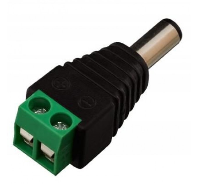 Конектор Greenvision GV-DC male 100шт/уп. (3587)