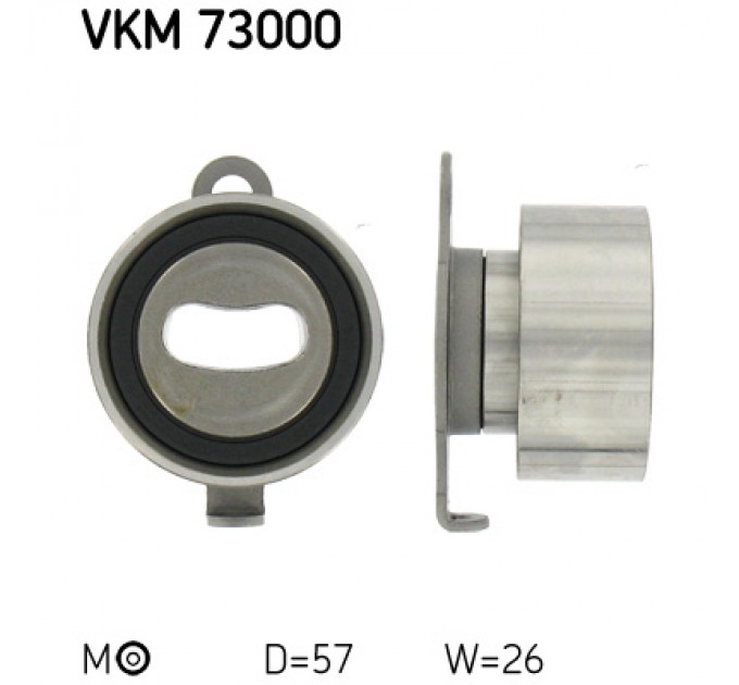 Ролик натягувача ременя SKF VKM 73000