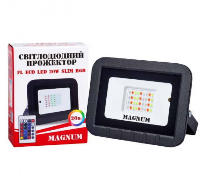 Прожектор MAGNUM FL ECO LED 20Вт slim_RGB IP65 (90018140)