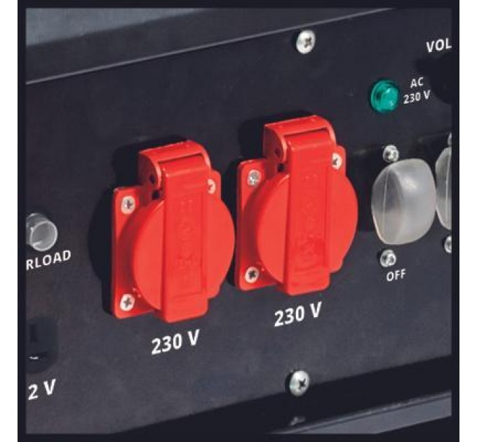 Генератор Einhell TC-PG 65/E5, 230В/380В, 3.6кВт (макс. 6.51кВт), електростарт, 25л, 83кг (4152610)