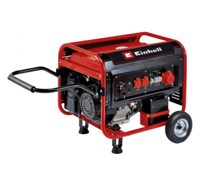 Генератор Einhell TC-PG 65/E5, 230В/380В, 3.6кВт (макс. 6.51кВт), електростарт, 25л, 83кг (4152610)