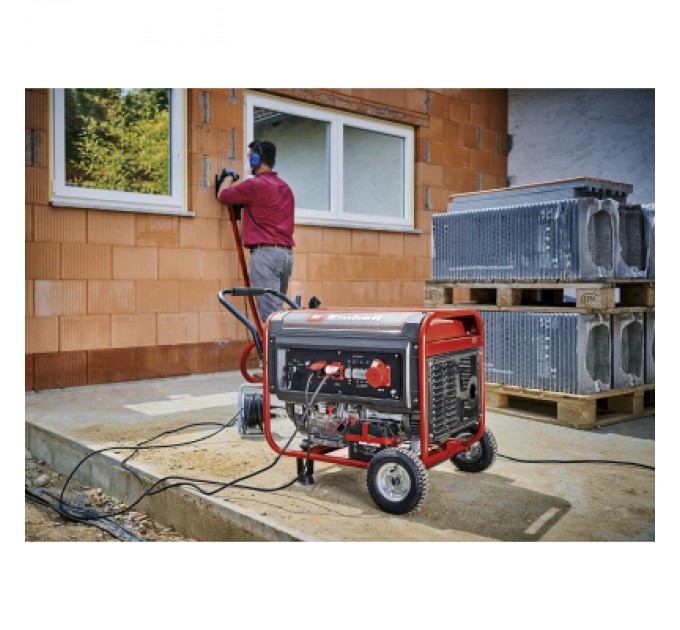 Генератор Einhell TC-PG 65/E5, 230В/380В, 3.6кВт (макс. 6.51кВт), електростарт, 25л, 83кг (4152610)