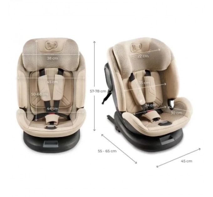 Автокрісло Kinderkraft Xpedition 3 i-Size 360 Beige (KCXPED03BEG0000) (5902533926794)