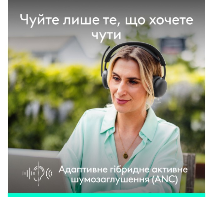 Навушники Logitech Zone Wireless 2 ES Graphite (981-001503)