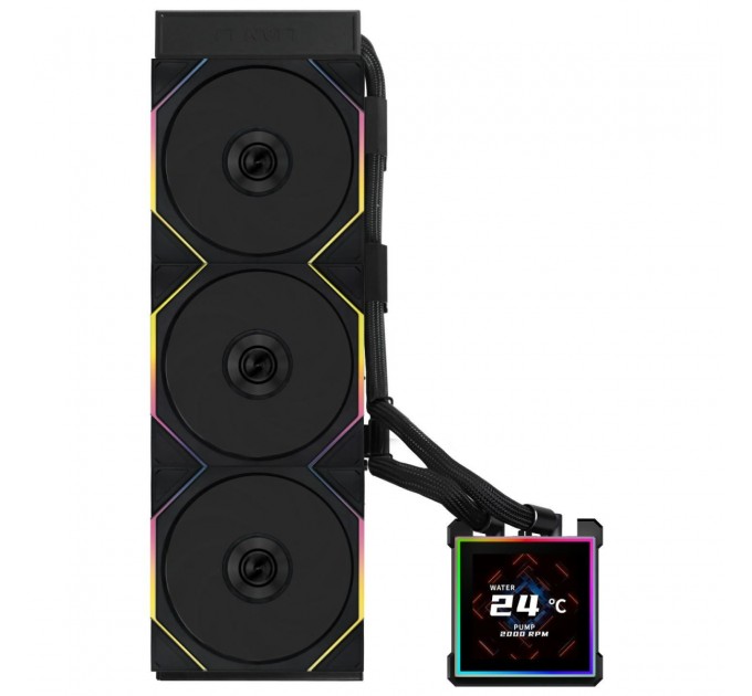 Система водяного охолодження Lian Li HydroShift II LCD-S 360TL Black (G89.GHS2LCDS36TB.00)