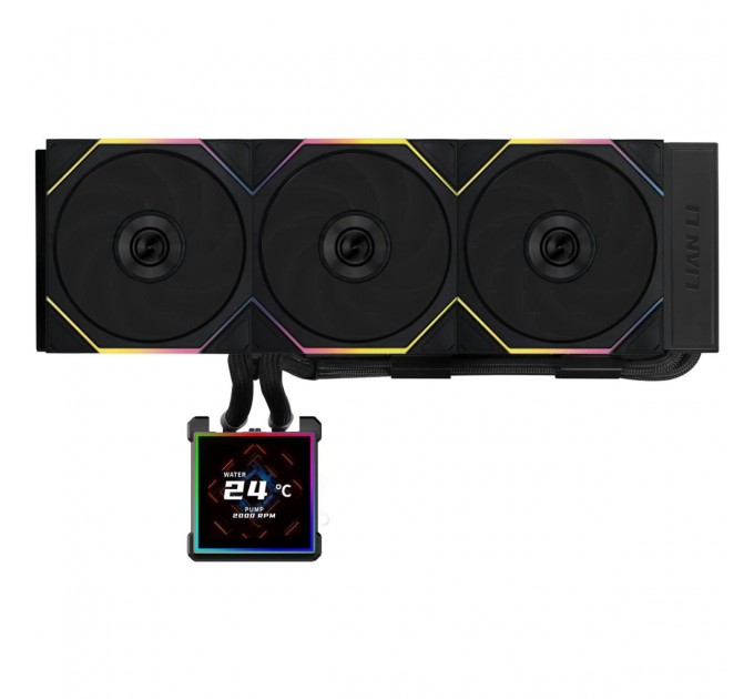 Система водяного охолодження Lian Li HydroShift II LCD-S 360TL Black (G89.GHS2LCDS36TB.00)