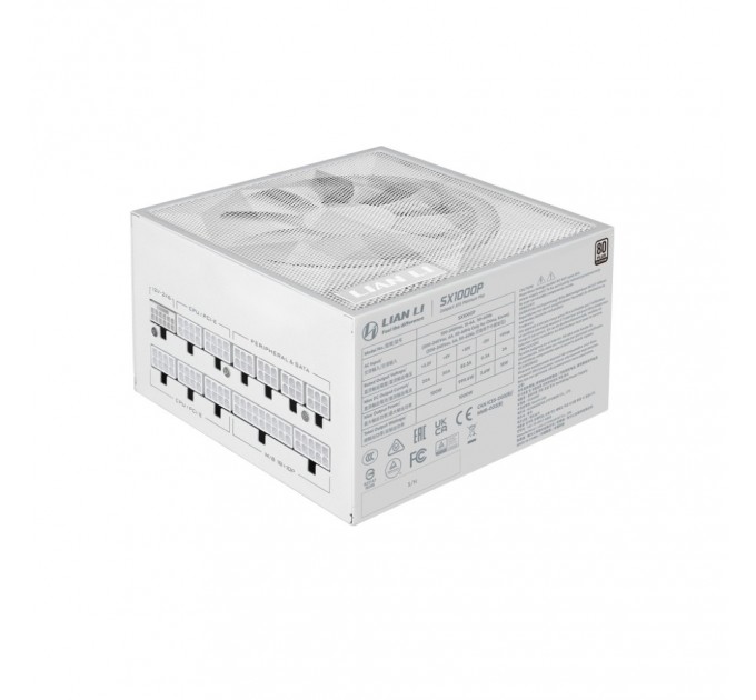 Блок живлення Lian Li SX1000P White, EU Cord (G9P.SX1000P.W000.EU)