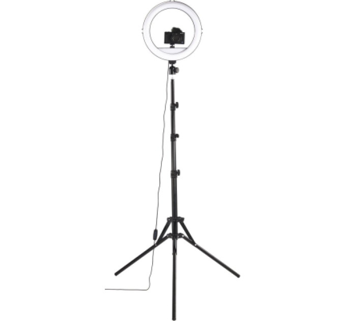 Hama Набір блогера Hama Smartphone Tripod Steady-120 V2, 185см, Bluetooth, LED ring (00004659)