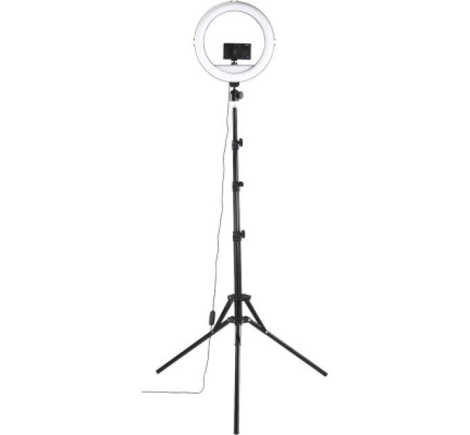 Hama Набір блогера Hama Smartphone Tripod Steady-120 V2, 185см, Bluetooth, LED ring (00004659)