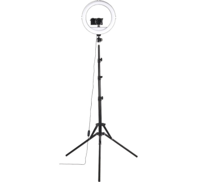Hama Набір блогера Hama Smartphone Tripod Steady-120 V2, 185см, Bluetooth, LED ring (00004659)