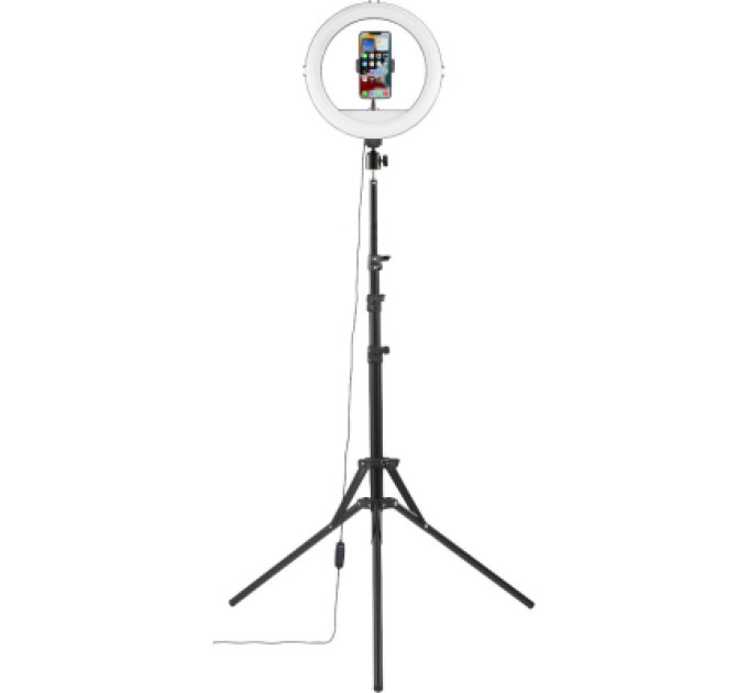 Hama Набір блогера Hama Smartphone Tripod Steady-120 V2, 185см, Bluetooth, LED ring (00004659)