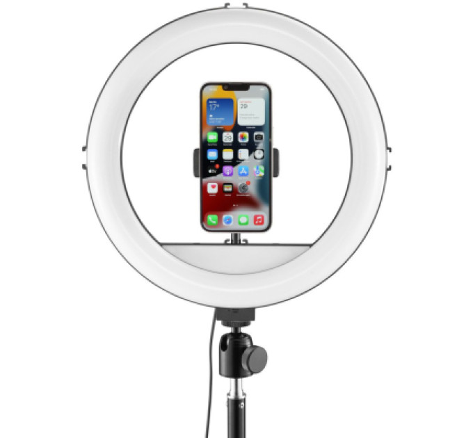 Hama Набір блогера Hama Smartphone Tripod Steady-120 V2, 185см, Bluetooth, LED ring (00004659)
