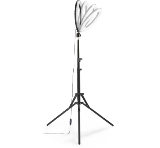 Hama Набір блогера Hama Smartphone Tripod Steady-120 V2, 185см, Bluetooth, LED ring (00004659)