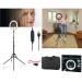 Hama Набір блогера Hama Smartphone Tripod Steady-120 V2, 185см, Bluetooth, LED ring (00004659)