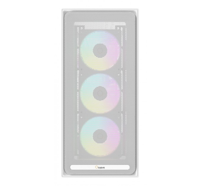 Корпус для комп'ютера ATX W/O PSU DELTA C70 WH ARGB (DELTA-C70-WHG400XX-GL) OCYPUS