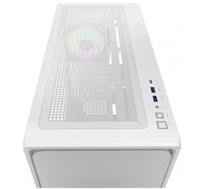 Корпус для комп'ютера ATX W/O PSU DELTA C70 WH ARGB (DELTA-C70-WHG400XX-GL) OCYPUS