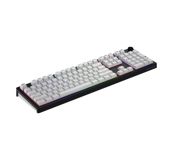 Клавіатура бездротова Hator Skyfall 100 Wireless Black-White (HTK3100UA)