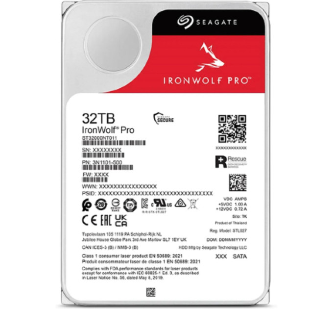 Seagate Жорсткий диск 3.5" 32TB Seagate (ST32000NT000)