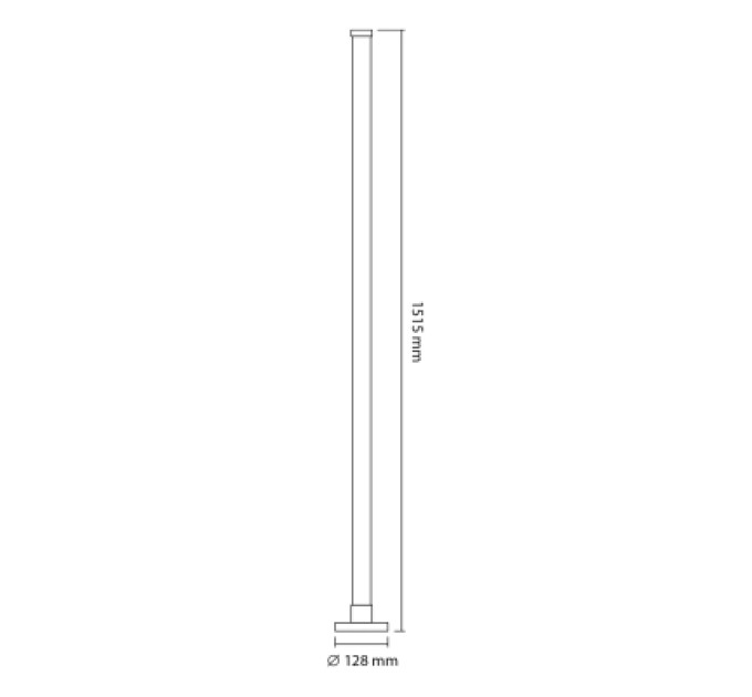 Videx Лампочка Videx LED підлогова TF20 RGB 10W Black (VL-TF20B-RGB)