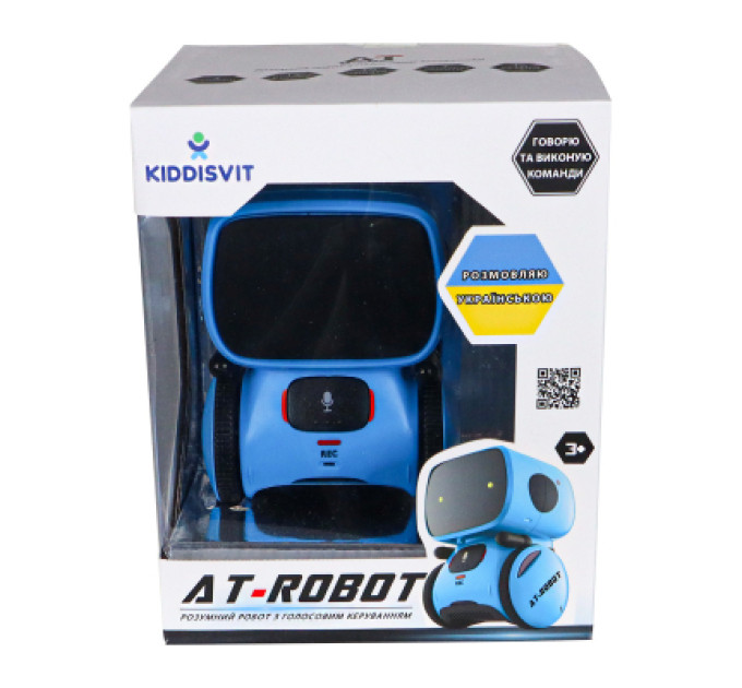 AT-Robot Інтерактивна іграшка AT-Robot робот з голосовим керуванням синій, український (AT001-05-UKR)