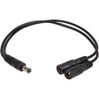 Адаптер PowerPlant DC - 2xDC (M/M), 5.5x2.1мм, Black (CA914890)