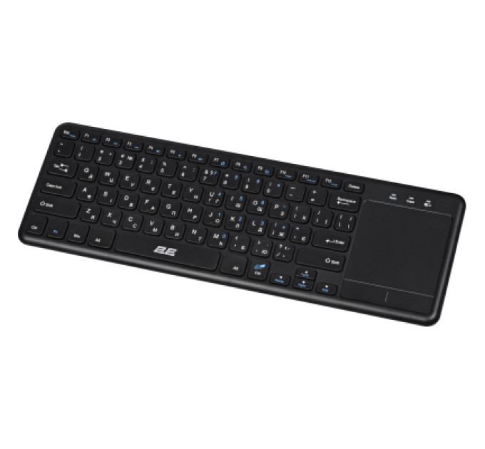 2E Клавіатура 2E KT100 Touch Wireless UA Black (2E-KT100WB_UA)