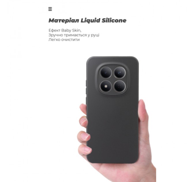 Чохол до мобільного телефона Armorstandart ICON Xiaomi Redmi Note 15 Pro 5G Camera cover Black (ARM89707)