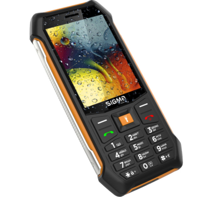 Sigma Мобільний телефон Sigma X-style 323 RAIN Black-Orange (4827798885727)