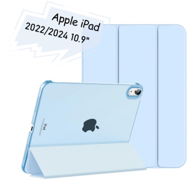 Чохол до планшета BeCover Tri Fold Hard Apple iPad 10.9" 2022/2024 Light Blue (712984)
