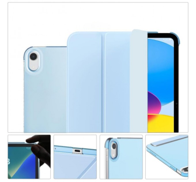 Чохол до планшета BeCover Tri Fold Hard Apple iPad 10.9" 2022/2024 Light Blue (712984)